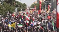 Iranianos vão às ruas protestar contra Israel em Teerã