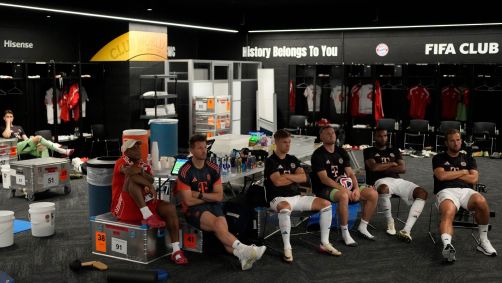 Reservas do Bayern assistem a jogo contra Benfica do vestiário