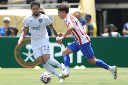 Atlético de Madrid antes do início do jogo