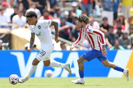 Atlético de Madrid antes do início do jogo
