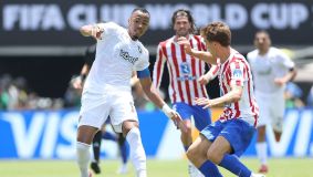 Atlético de Madrid antes do início do jogo