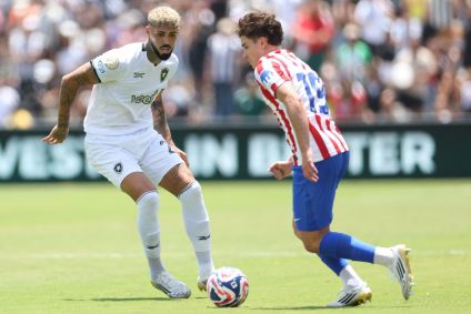 Atlético de Madrid antes do início do jogo