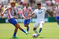 Atlético de Madrid antes do início do jogo