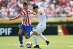 Atlético de Madrid antes do início do jogo