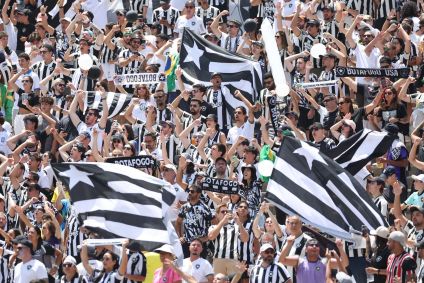 Torcida do Botafogo presente no Rose Bowl