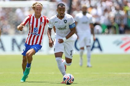 Atlético de Madrid antes do início do jogo