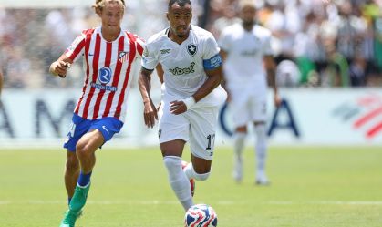 Atlético de Madrid antes do início do jogo