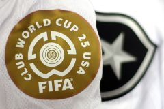 Botafogo antes da partida contra o Atlético de Madrid pelo Mundial