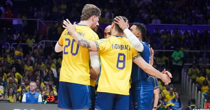 Brasil venceu a Ucrânia de virada