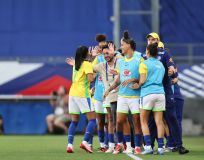 Brasil x França no futebol feminino