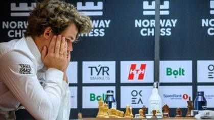 Carlsen durante Norway Chess
