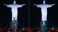 "Superman": novo Super-Homem e Lois Lane posam no Cristo Redentor; veja