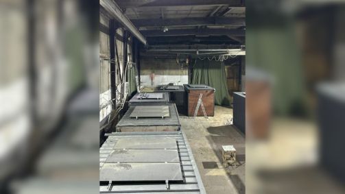 Galpões que armazenaram drones da Ucrânia