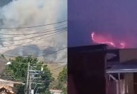 Incêndio atinge Serra do Vulcão e mobiliza bombeiros na Baixada Fluminense