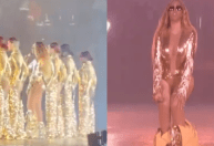 Calça de Beyoncé cai durante show e viraliza na web; veja