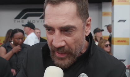 Durante première, Javier Bardem explica detalhe em roupa: "Genocídio em 4K"