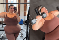 Thais Carla mostra rotina de treinamentos após bariátrica: "Bateu medo"