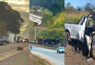 Acidentes deixam mortos e interditam rodovias na saída do feriado em MG