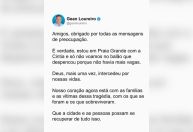"Sem vagas": ex-prefeito de Florianópolis diz que voaria em balão que caiu