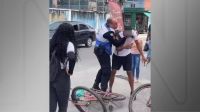 Policial Militar é flagrado agredindo estudante na porta de escola no Rio