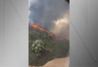 Incêndio atinge aterro de lixo em Belém e cidade fica encoberta por fumaça