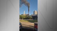Dois incêndios mobilizaram Corpo de Bombeiros no Centro e em Botafogo