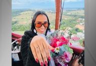 Balão que caiu em SP: mulher foi pedida em casamento durante voo