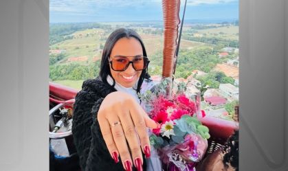 Balão que caiu em SP: mulher foi pedida em casamento durante voo