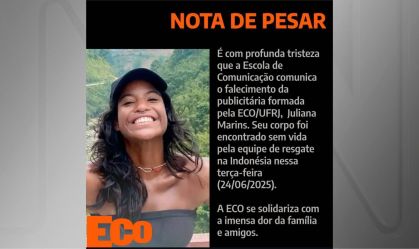 UFRJ lamenta morte de Juliana Marins na Indonésia
