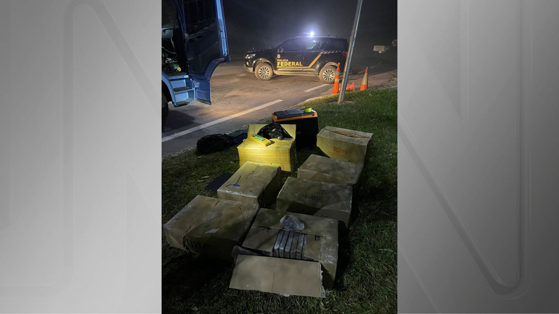 Imagem de destaque do post: PF apreende mais de 200 kg de drogas que iriam para o Complexo do Alemão