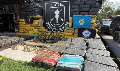 Polícia apreende 6 toneladas de drogas em lancha de facção no Amazonas