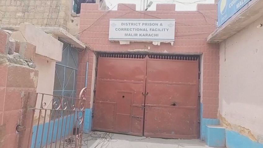 Prison in Malir district of Karachi. • Reuters