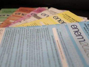 Caderno de questões do Enem