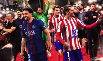 Escalação de PSG e Atlético de Madrid
