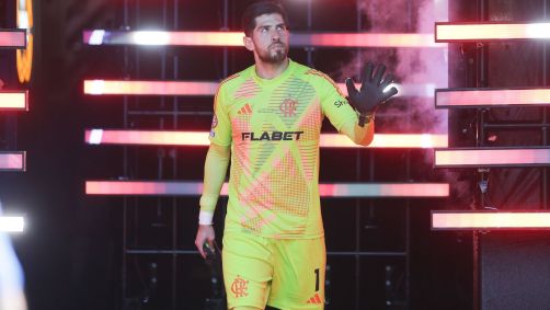 Flamengo antes de partida contra o Chelsea