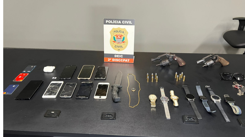 Seized items at home of a residence assault gang. • CNN
