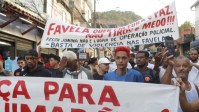 RJ: Oruam e moradores protestam após morte de jovem baleado em festa junina