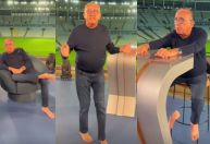 Galvão Bueno surge descalço no Maracanã; entenda o motivo