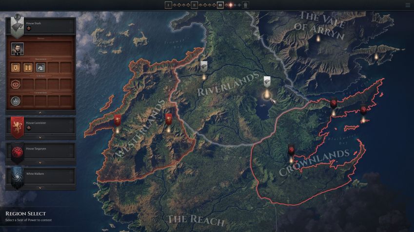 Imagem do jogo "Game of Thrones: War for Westeros" • Divulgação