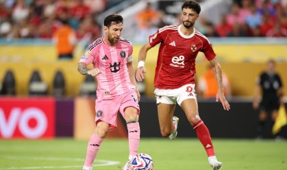 Lionel Messi em ação contra o Inter Miami