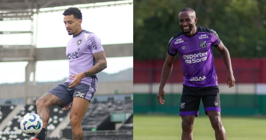 Gregório e Dieguinho, volantes do Botafogo e Ceará