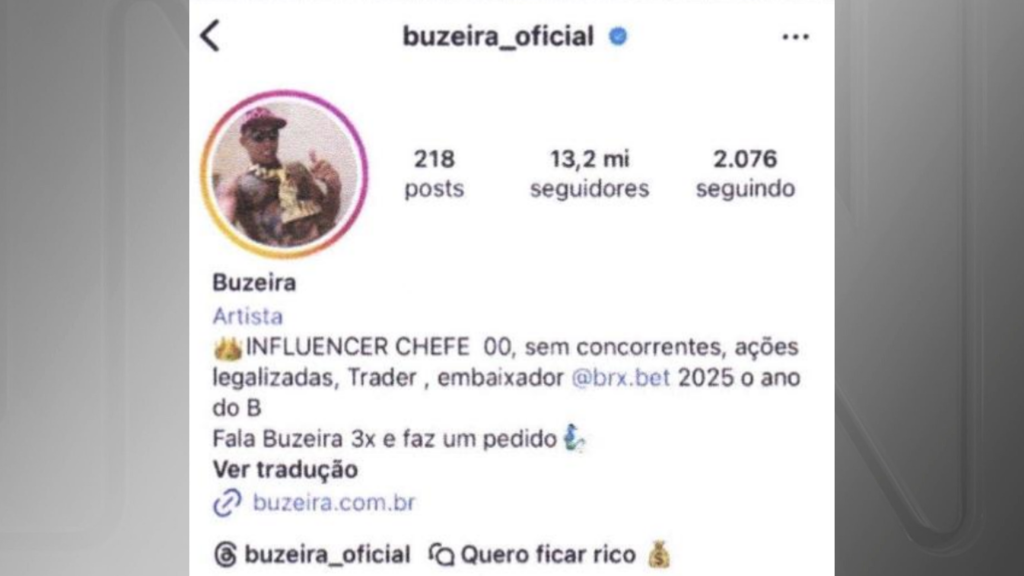 Quem é Buzeira, influencer citado em inquérito sobre desvios no Corinthians