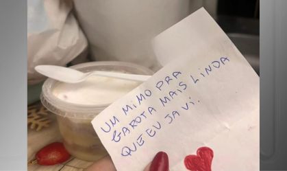 Bilhete enviado junto com o bolo de pote contaminado que matou jovem de 17 anos em SP