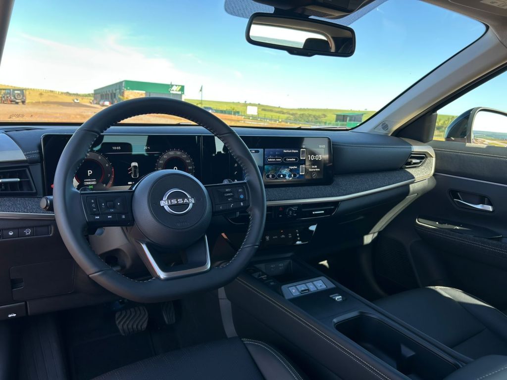 Interior do novo Nissan Kicks 2026