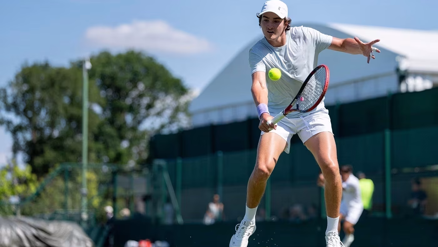 João Fonseca na estreia em Wimbledon
