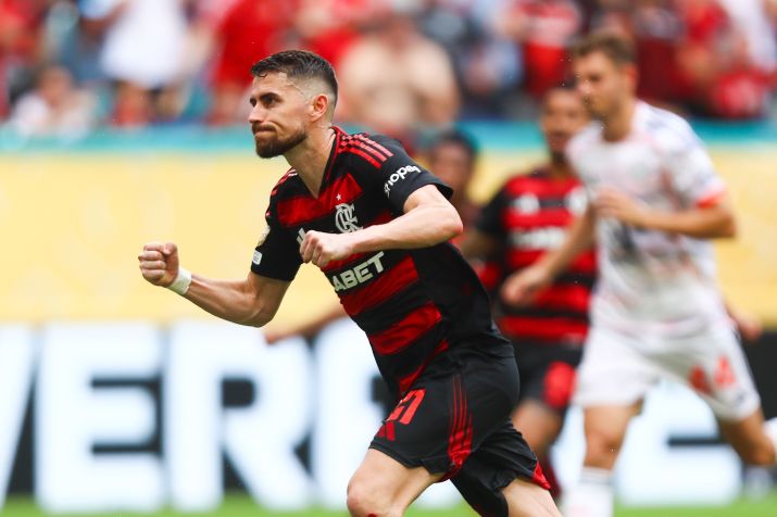 Jorginho comemora gol do Flamengo contra o Bayern • Foto: Gilvan de Souza/Flamengo