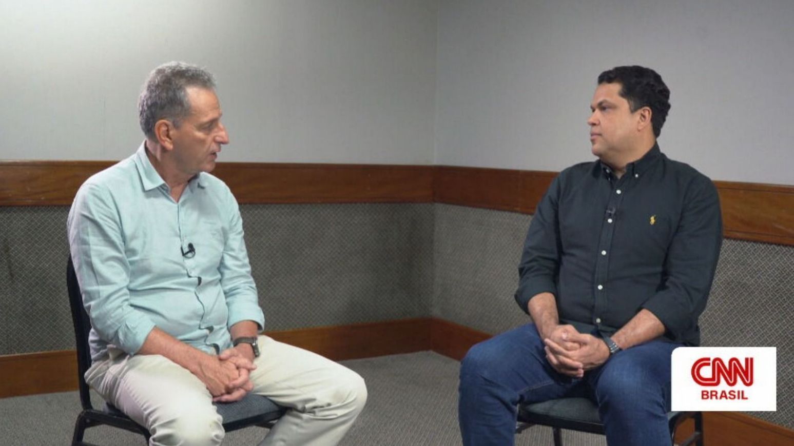 Landim durante entrevista ao programa CNN Esportes S/A