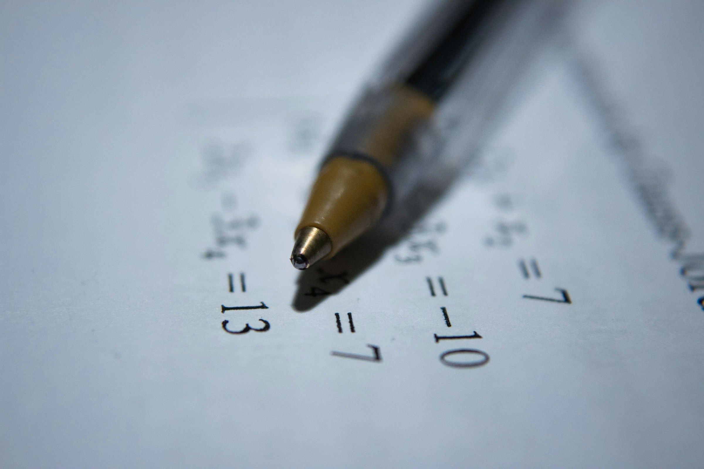 Conta de matemática