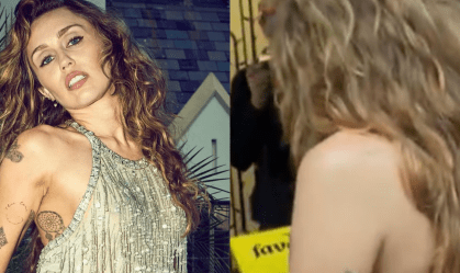 Fã brasileiro presenteia Miley Cyrus com livro de Rita Lee; veja vídeo