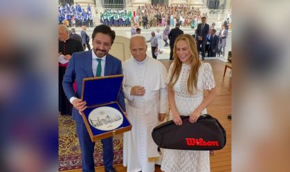 Nunes se encontra com o papa e entrega presentes inusitados no Vaticano
